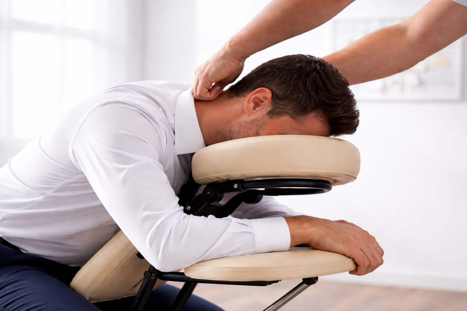 Massage Amma assis en entreprise