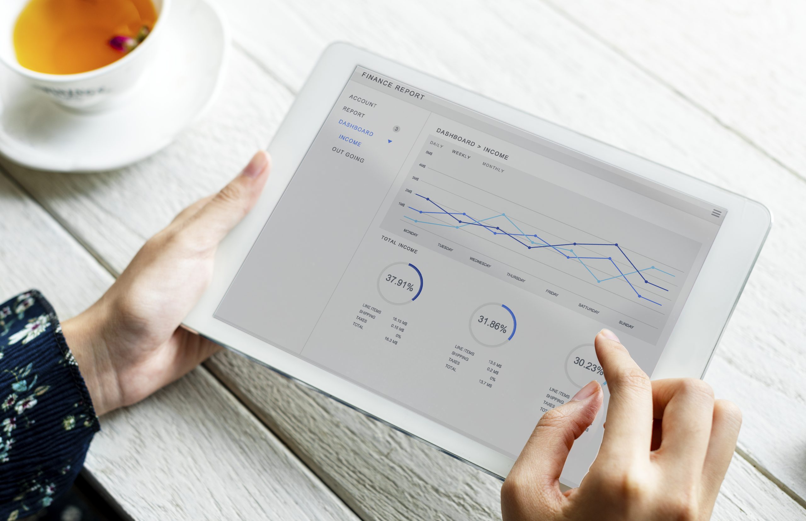 Dashboard analytics