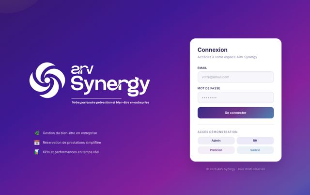 Plateforme QVCT ARV Synergy